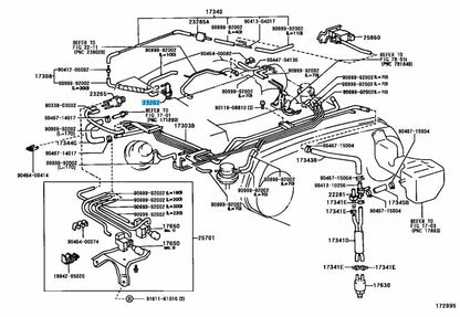 TOYOTA 4RUNNER AE86 Genuine Bimetal Vacuum Switching Valve Assy 90925-05047 OEM