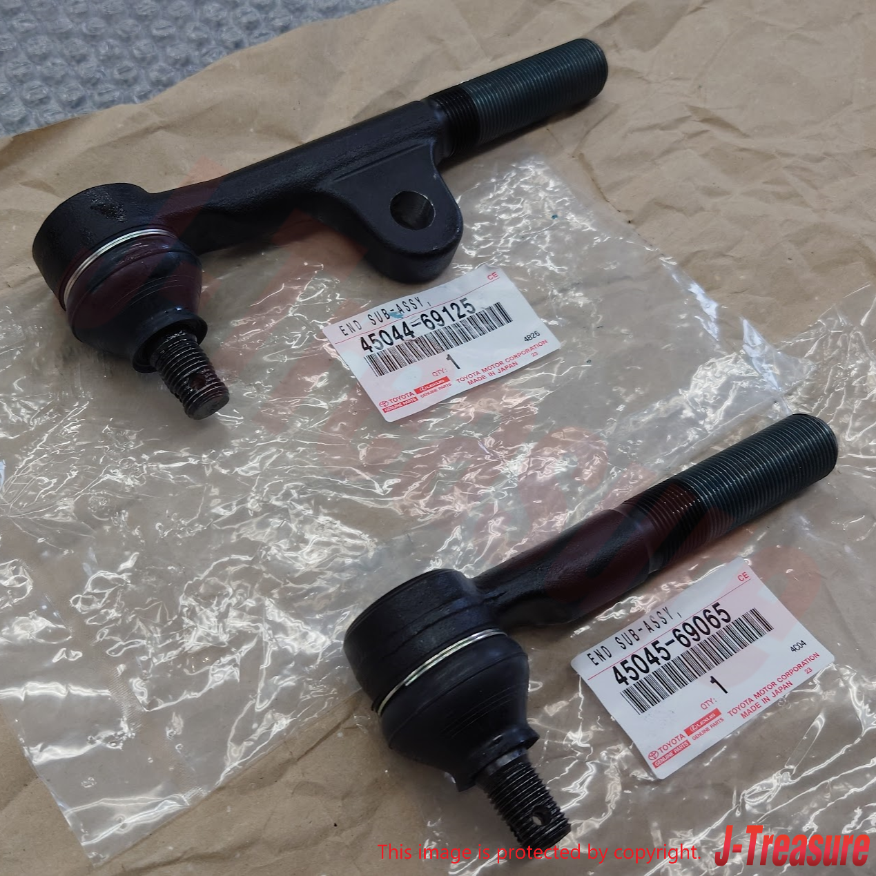 TOYOTA LAND CRUISER FZJ80L 91-97 Genuine Steering Relay Rod End RH & LH Set OEM