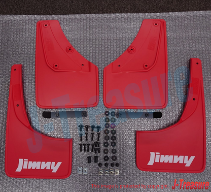 SUZUKI JIMNY SIERRA JB74W Genuin Mud Flap Red 4 Sheets Set 72201-78R00-RD1 4 OEM