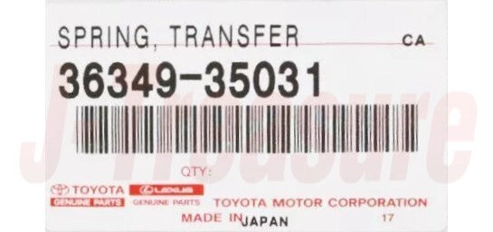 TOYOTA 4RUNNER LN106 Genuine Transfer Select Return Spring 36349-35031 OEM