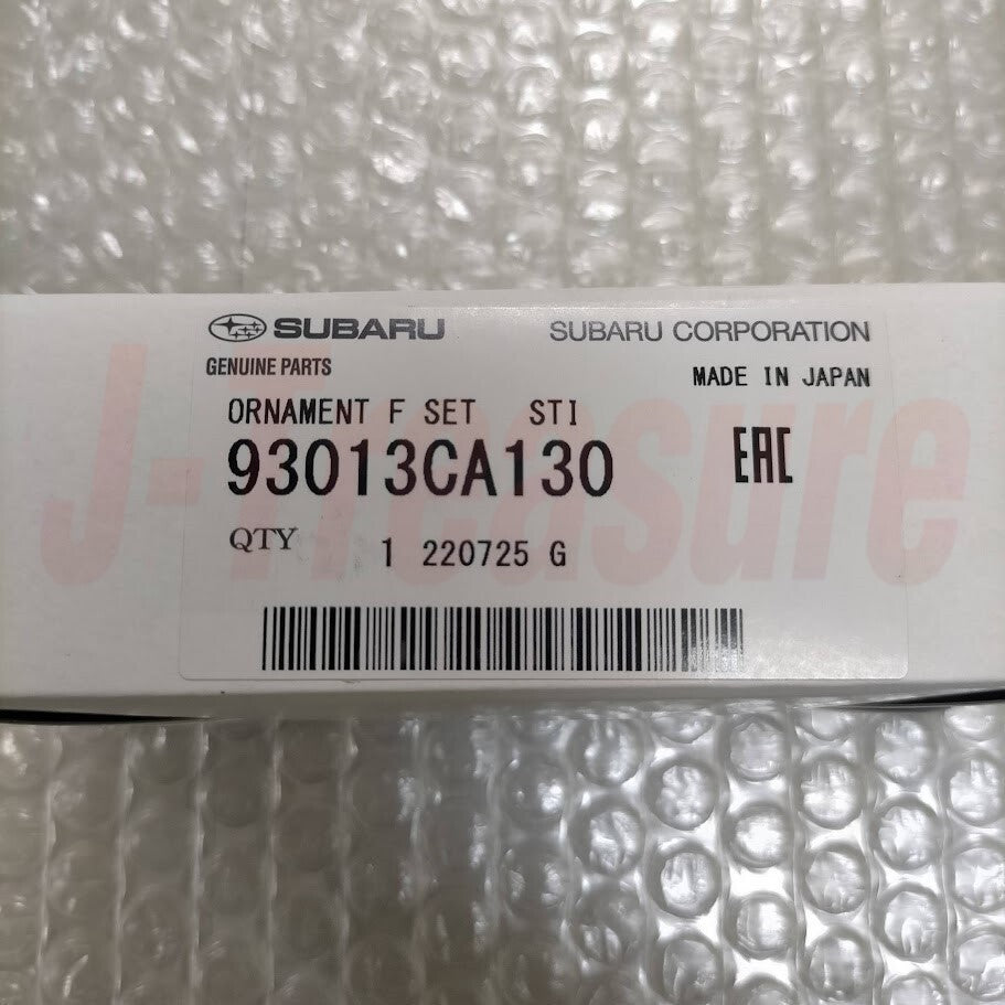 SUBARU BRZ ZC6 16-21 Genuine Front STi Emblem & Bracket & Screw 3 Piece Set OEM