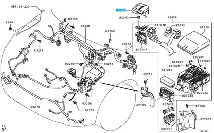 MITSUBISHI OUTLANDER GF7W GF8W 17-20 Genuine Fusible Link Box Cover 8571A041 OEM