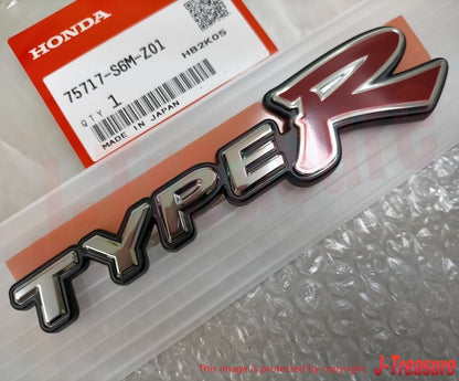 HONDA INTEGRA TYPE-R DC5 Genuine Rear Emblem Badge "TYPE-R" 75717-S6M-Z01 OEM