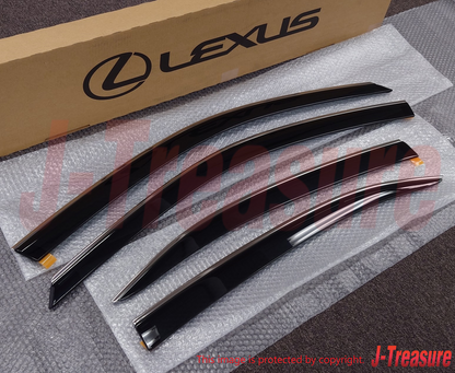 LEXUS IS250 IS300h IS350 GSE20 13-18 Genuine Front & Rear Exterior Visor Set OEM