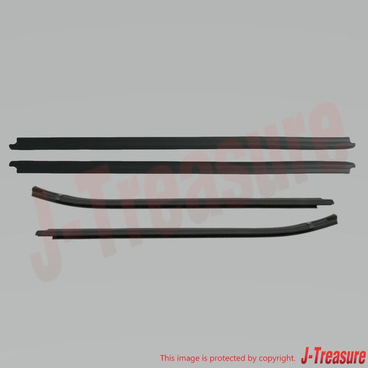 TOYOTA HILUX GGN25 Genuine Front & Rear Door Glass W/strip Outer RH & LH Set