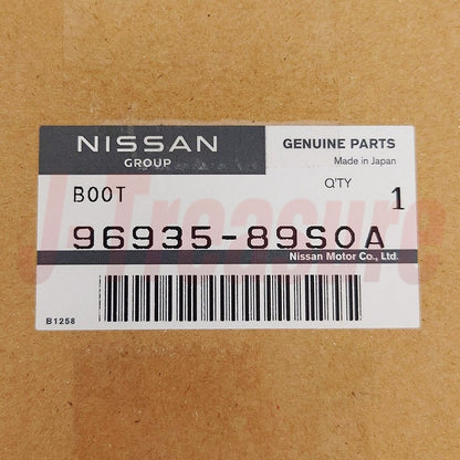 NISSAN GT-R R35 NISMO Genuine Hand Side Brake Cover Boot Red Stitch Leather OEM