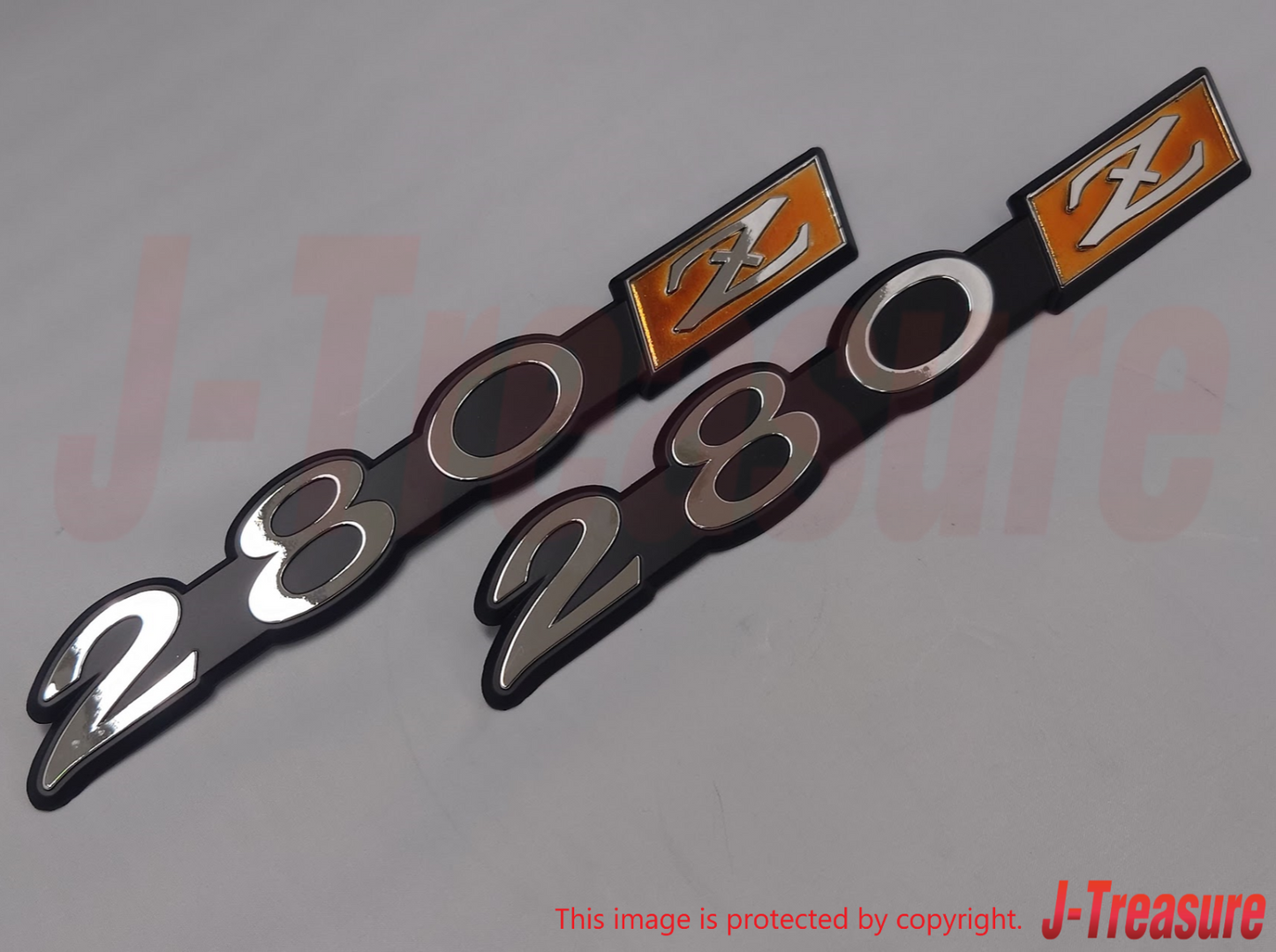 NISSAN 280Z S30 DATSUN Genuine Fender Side Emblem 98811-N4200 x2 Set OEM