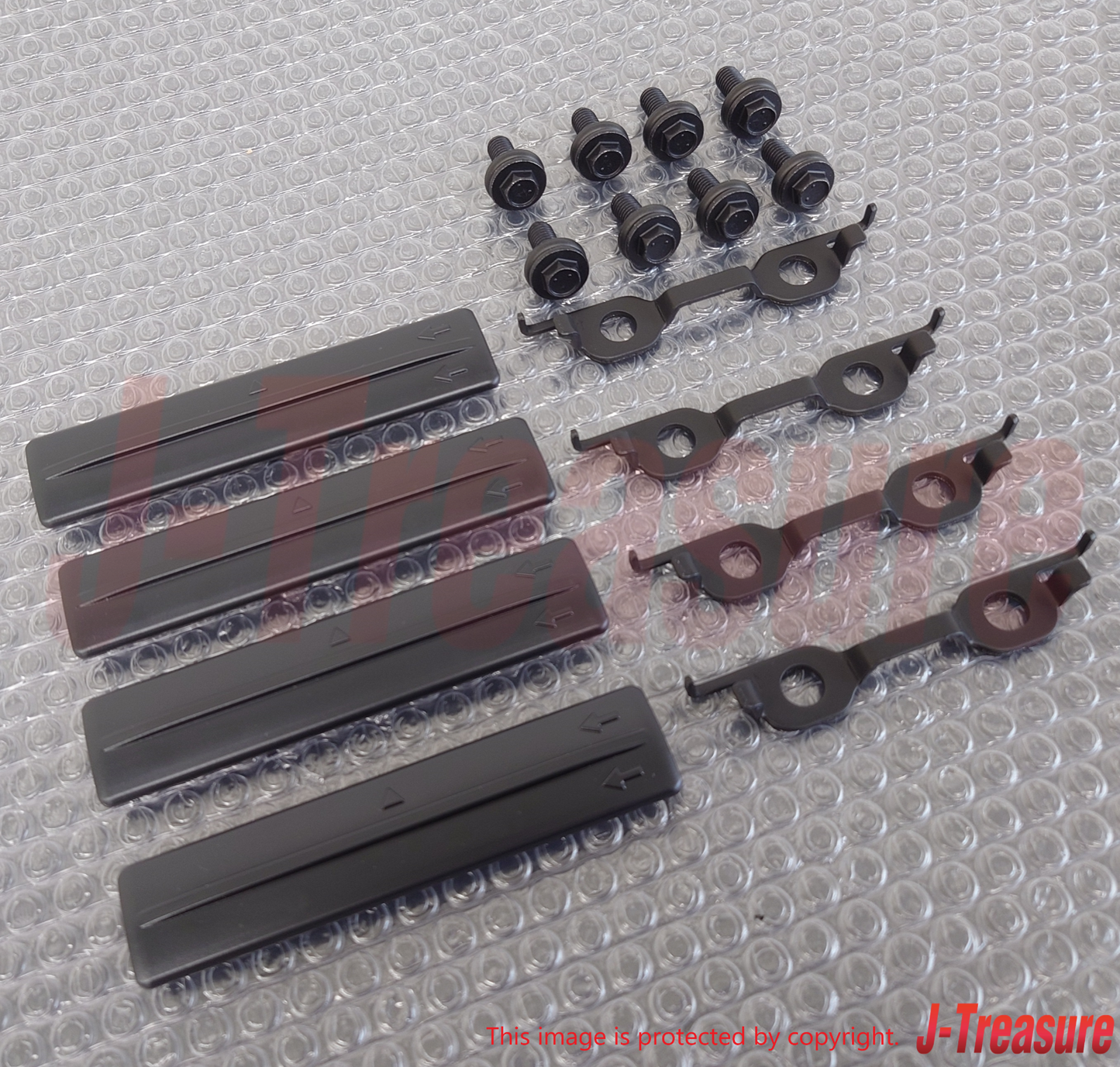 TOYOTA RAV4 ASA3# 09-18 Genuine Roof Drip S/Moulding Cover & Bracket & Bolt Set