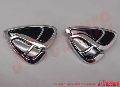 MAZDA RX-7 RX7 FD3S Genuine Emblem Badge Efin Black Front & Rear Pair Set OEM