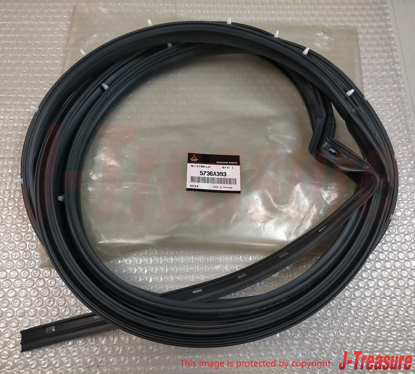 MITSUBISHI LANCER EVO 7 8 9 CT9A Genuine Rear Door Weatherstrip  RH & LH Set OEM