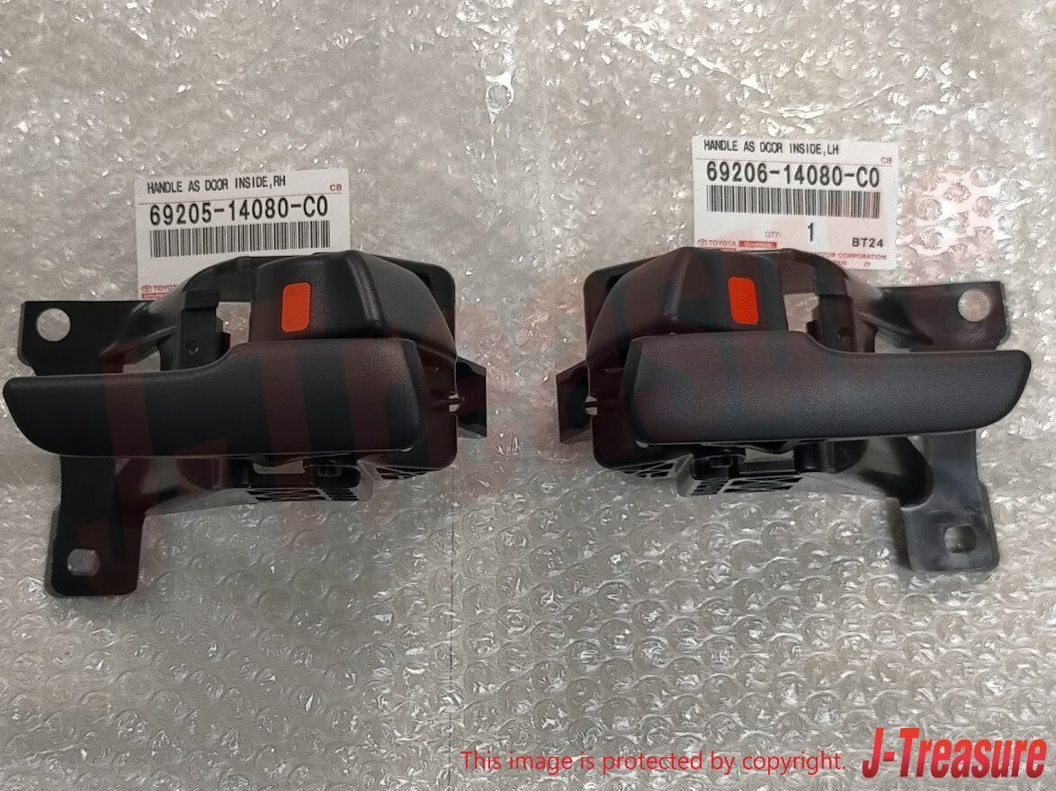 TOYOTA SUPRA JZA80 MK4 93-98 Genuine Inside Door Handle Black RH & LH Set OEM