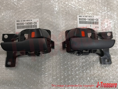 TOYOTA SUPRA JZA80 MK4 93-98 Genuine Inside Door Handle Black RH & LH Set OEM