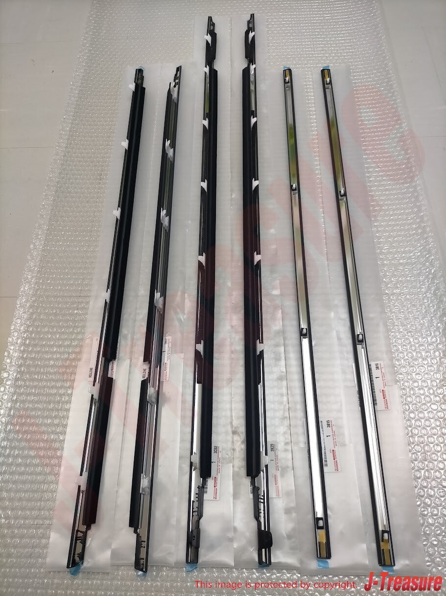 TOYOTA LAND CRUISER 80 LX450 Genuine Front Rear Quarter Moulding Set Chrome OEM