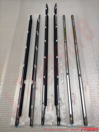 TOYOTA LAND CRUISER 80 LX450 Genuine Front Rear Quarter Moulding Set Chrome OEM