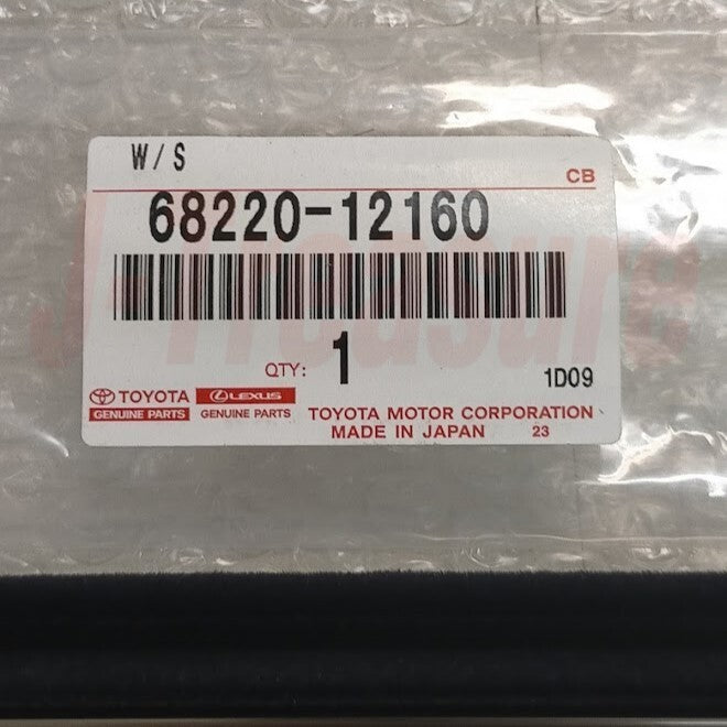 TOYOTA LEVIN TRUENO AE86 Genuine Front Door Glass Inner Weather Strip Set OEM