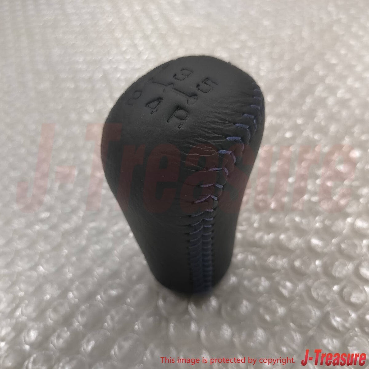 MITSUBISHI LANCER EVOLUTION 5 6 CP9A 98-01 Genuine Shift Lever Knob Blue Stitch