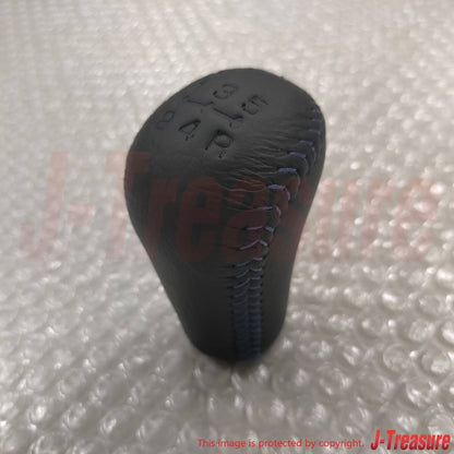 MITSUBISHI LANCER EVOLUTION 5 6 CP9A 98-01 Genuine Shift Lever Knob Blue Stitch