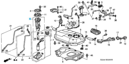 HONDA S2000 AP1 AP2 2000-2004 Genuine Fuel Strainer Set 16010-S84-A01 OEM