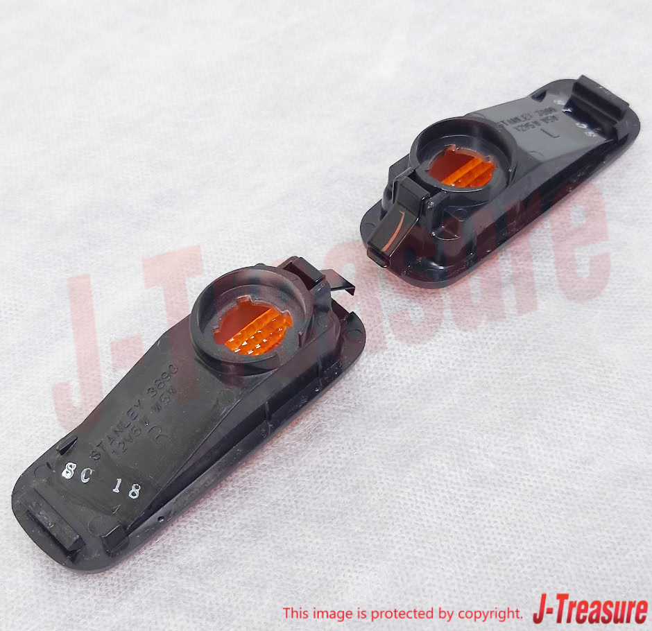 HONDA CIVIC EK4 EK9 Genuine Front Fender Side Turn Marker Lamp Orange Set OEM