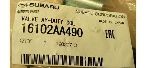 SUBARU FORESTER SH9 2005-2010 Genuine Duty Solenoid Valve Assy 16102AA490 OEM