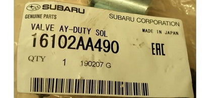 SUBARU FORESTER SH9 2005-2010 Genuine Duty Solenoid Valve Assy 16102AA490 OEM