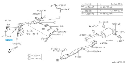 SUBARU IMPREZA WRX STI GDF 04-07 Genuine Air Fuel Ratio Sensor 22641AA450 OEM
