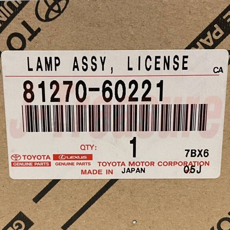 TOYOTA LAND CRUISER PRADO 70 Genuine License Plate Lamp Assy 81270-60221 OEM