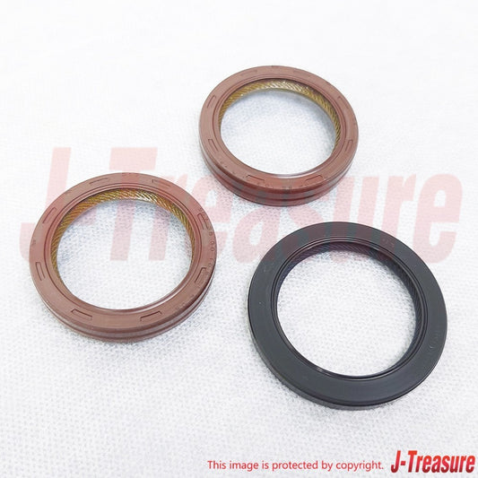 TOYOTA HIGHLANDER MCU20 01-10 Genuine Camshaft & Crankshaft Oil Seals Set OEM