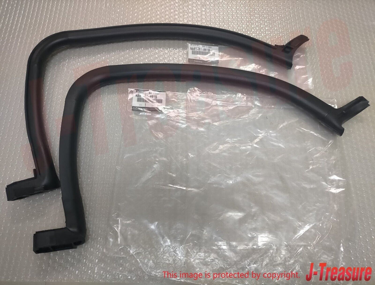 MAZDA MX-5 MIATA NA NA8C 90-97 Genuine Roof Weather Strip Right & Left Set OEM