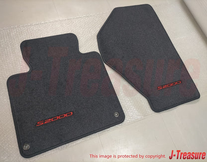 HONDA S2000 Genuine Floor Mat Set Black with Red Letters 83600-S2A-A01ZA OEM LHD
