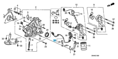 HONDA ACCORD 2003-2007 Genuine Crank Sensor Sub Harness 37501-RCA-A01 OEM