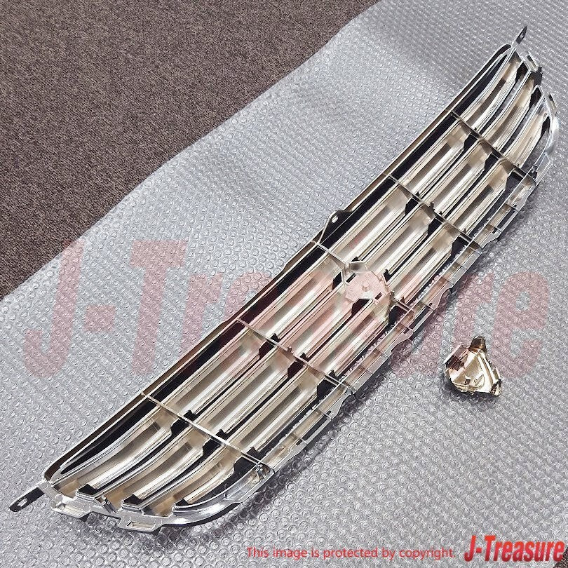 TOYOTA ALTEZZA 98-05 Genuine Radiator Grille Early Model & F/Emblem BK Set OEM
