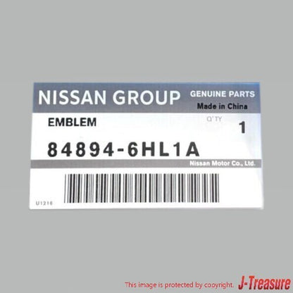 NISSAN SKYLINE 400R V37 INFINITI Q50 Genuine Trunk Lid Emblem 84894-6HL1A OEM