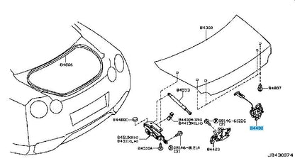 NISSAN NISMO GT-R R35 Genuine Trunk Lid Lock Assembly 84630-62B0A OEM