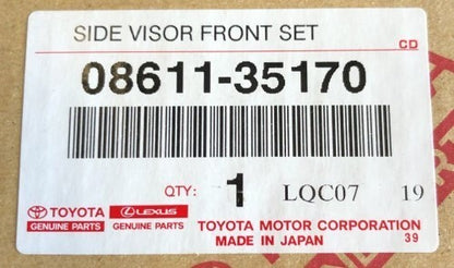 TOYOTA FJ CRUISER GSJ15W Genuine Front Side Visor RH & LH Set 08611-35170 OEM