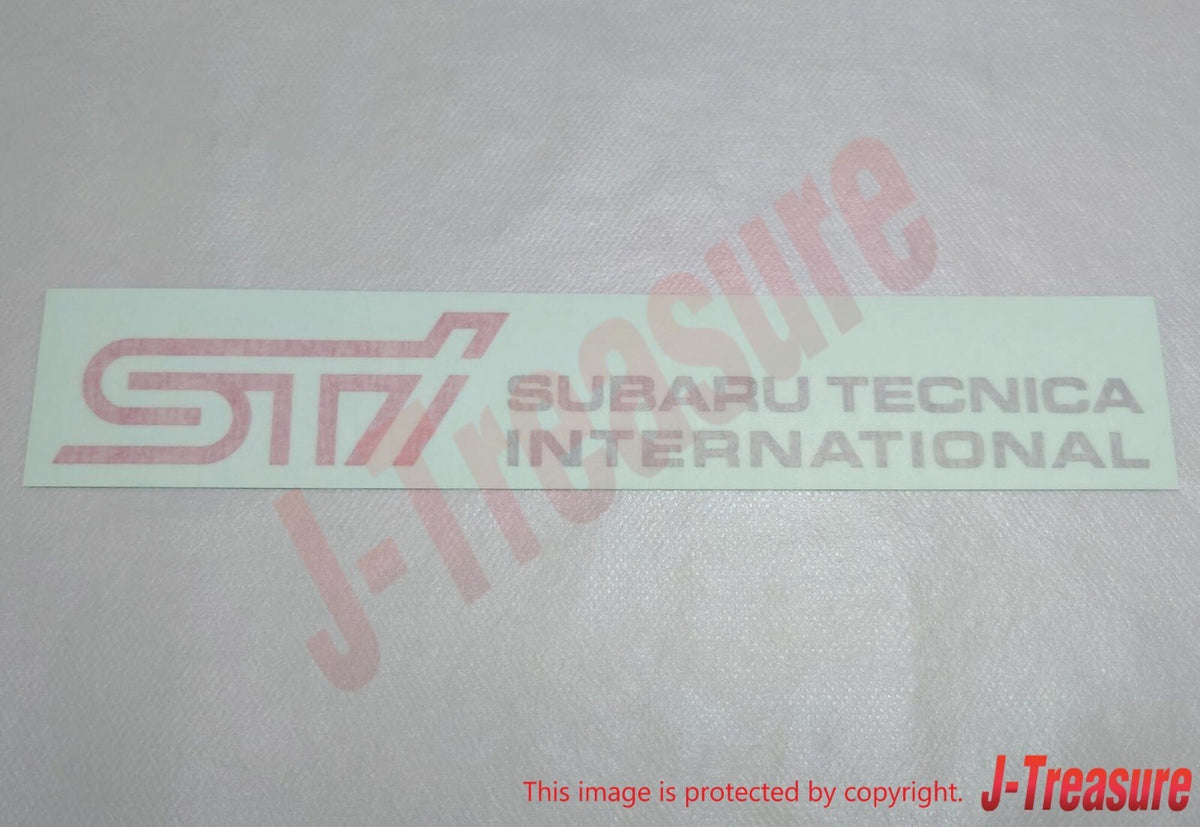 SUBARU Genuine Logo Sticker "Subaru Tecnica International" STSG14100310 OEM
