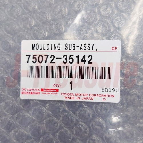 TOYOTA FJ CRUISER 07-14 Genuine Front Door Outside Moulding Sub-Assy RH & LH Set