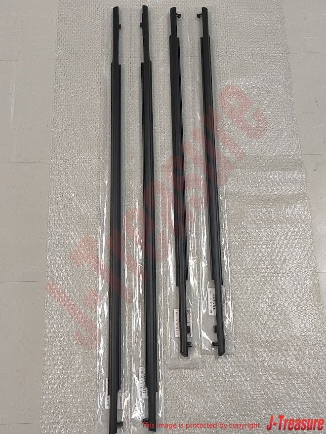 TOYOTA PRIUS 30 2010-2015 Genuine Door Belt Molding Weatherstrip Front Rear Set