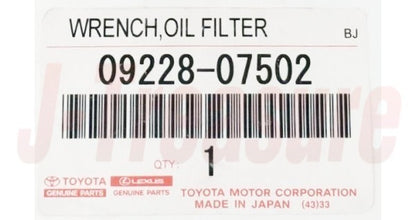 TOYOTA Genuine Oil Filter Removal Tool Wrench 09228-07502 OEM