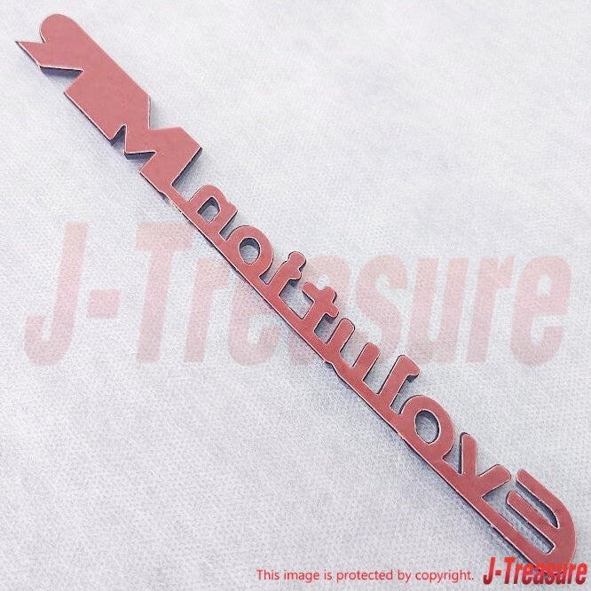 MITSUBISHI LANCER EVOLUTION 8 EVO8 CT9A Genuine MR Trunk Lid Emblem Budge OEM