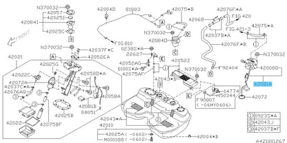 SUBARU IMPREZA 95-07 GC# GF# GD# Genuine Fuel Tank Sending Unit 42081SA020 OEM