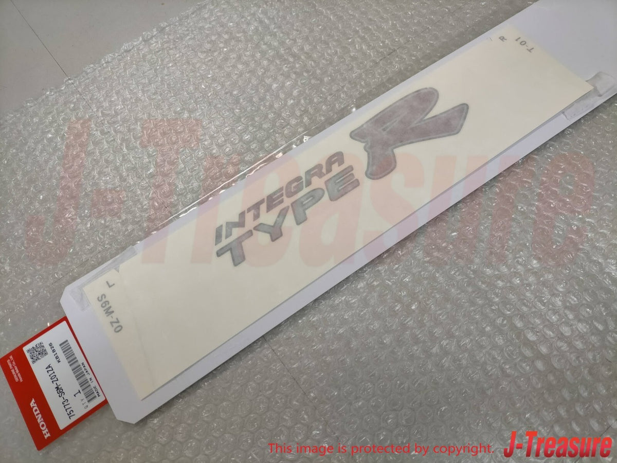 HONDA INTEGRA TYPE-R DC5 Genuine Rear Side Fender Decal Sticker Silver Set OEM