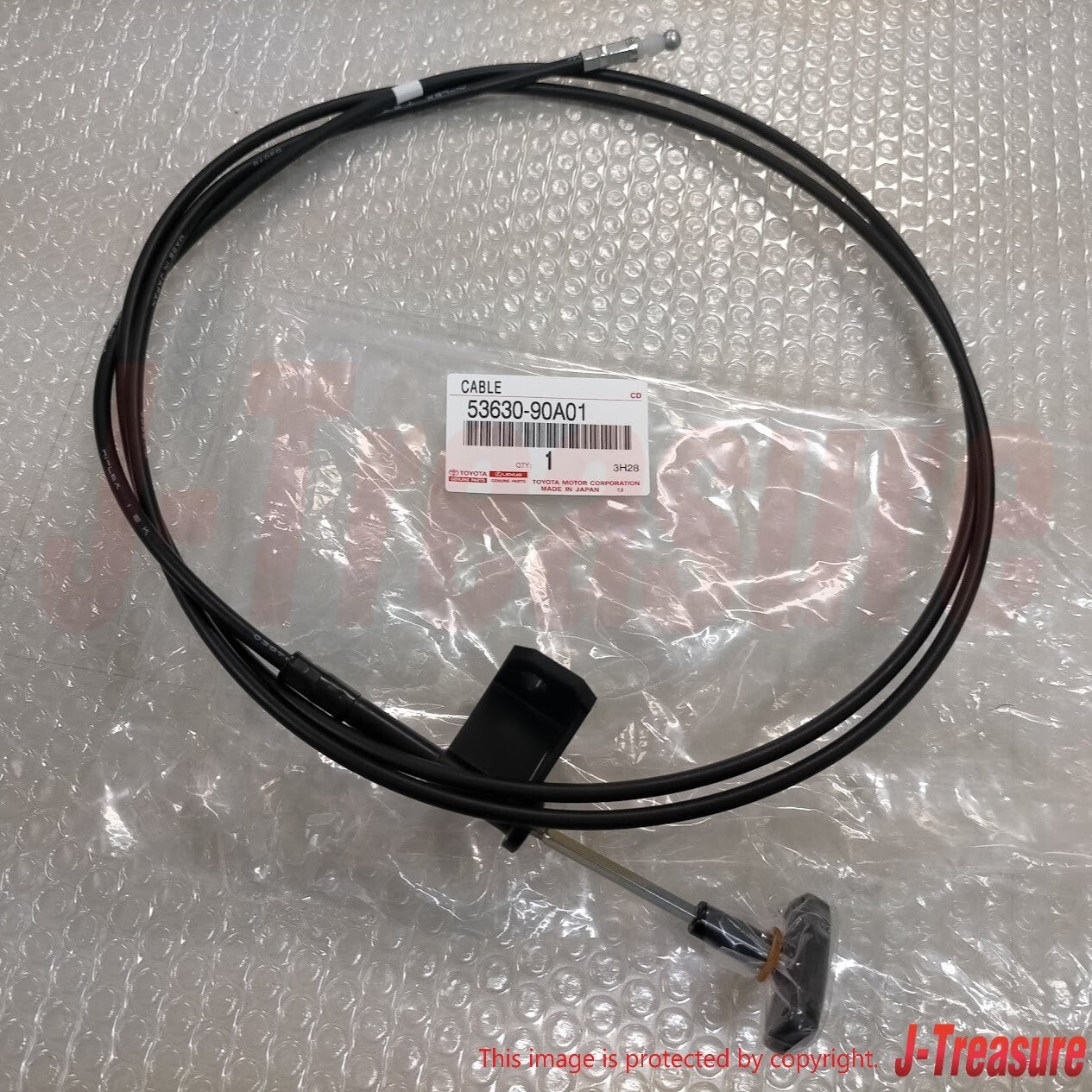 TOYOTA LAND CRUISER FJ60 81-90 Genuine Hood Lock Control Cable 53630-90A01 OEM