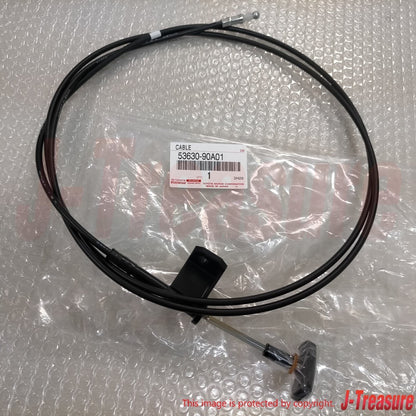 TOYOTA LAND CRUISER FJ60 81-90 Genuine Hood Lock Control Cable 53630-90A01 OEM