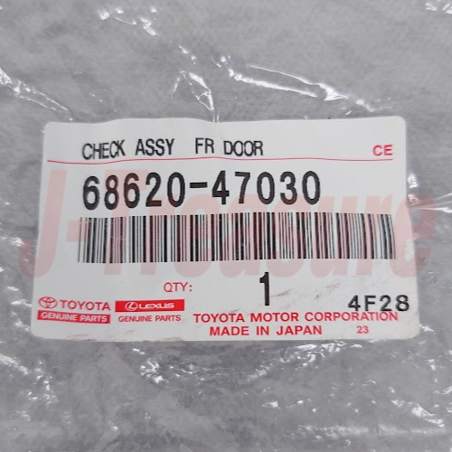 TOYOTA PRIUS V ZVW4# 12-17 Genuine Front Door Check Assy Left 68620-47030 OEM