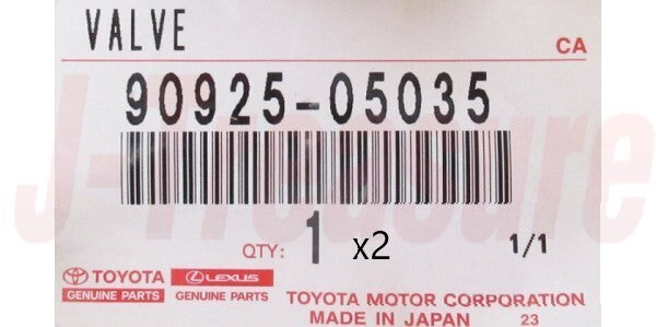 TOYOTA 4RUNNER RN50 84-89 Genuine Bimetal Vacuum Switching Valve x2 set OEM