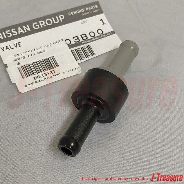 NISSAN INFINIT Genuine Brake Booster Check Valve 47478-03B00 OEM