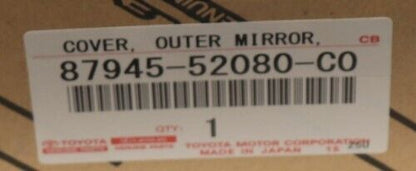 TOYOTA YARIS KSP90 06-16 Genuine Outer Mirror Cover LH 87945-52080-C0 OEM