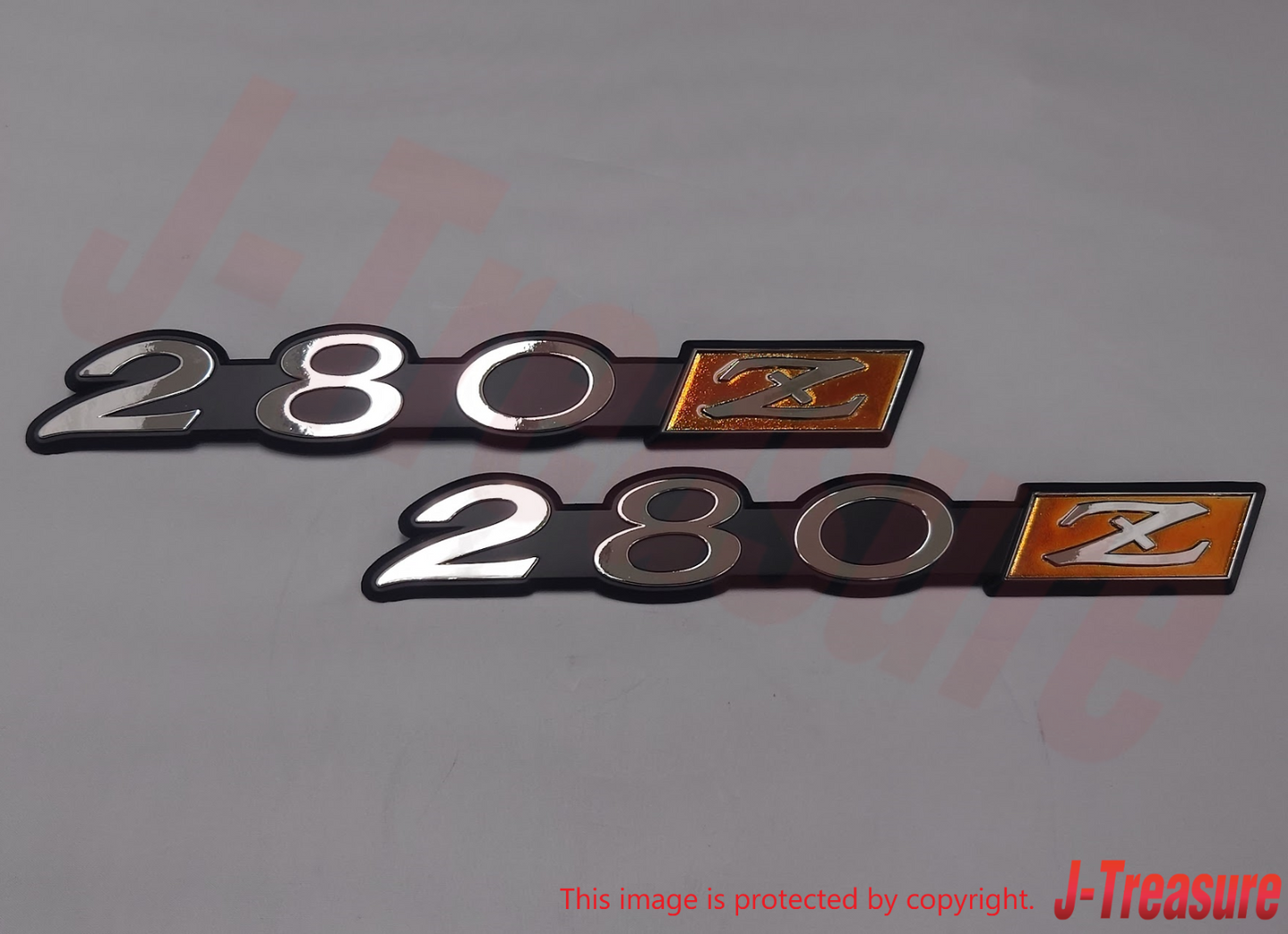 NISSAN 280Z S30 DATSUN Genuine Fender Side Emblem 98811-N4200 x2 Set OEM