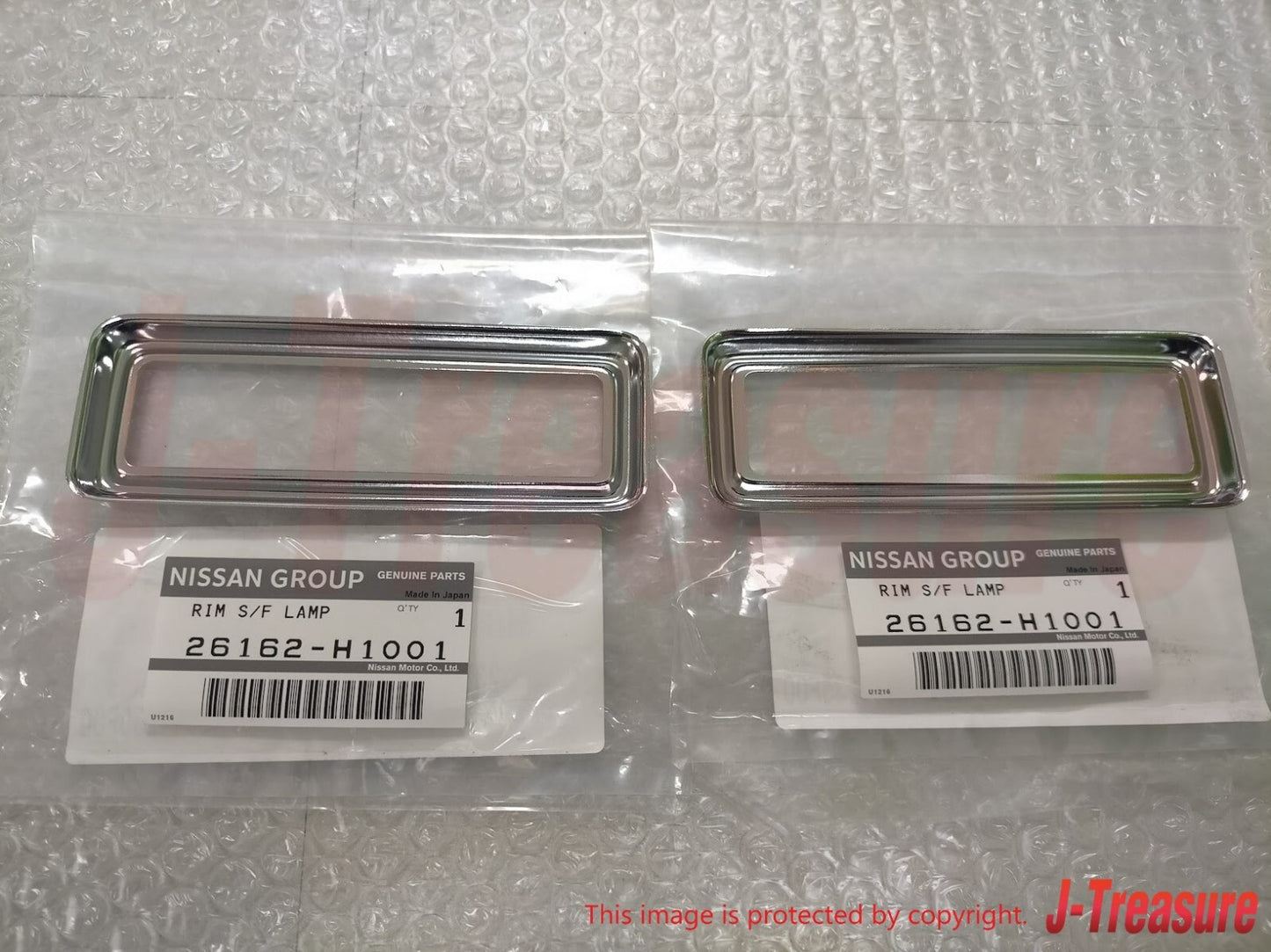 DATSUN 1200 NISSAN B110 B120 SUNNY UTE Genuine Side Flasher Chrome Rims OEM Part